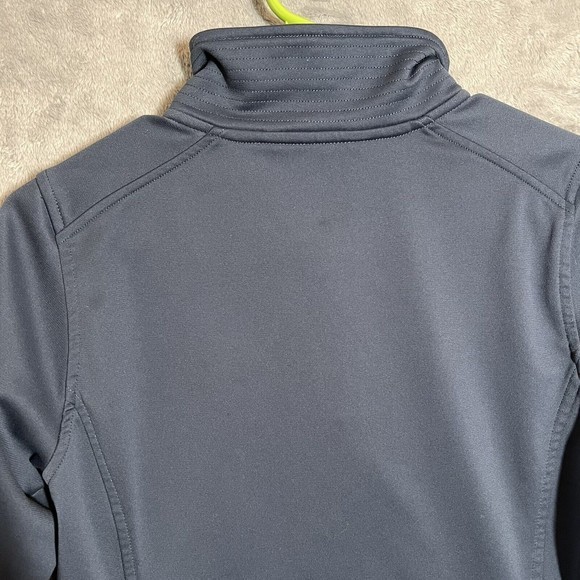 The North Face Sweater Womens Medium Blue 1/4 Zip Smooth Outdoors EUC - Picture 7 of 8